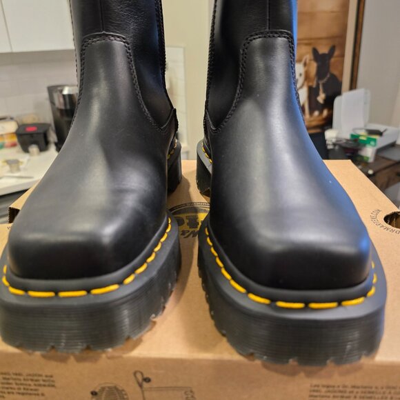 Dr. Martens Amaayah Lo 31950001 Women's US 7 Black Leather Ankle Boots NEW - Picture 7 of 15
